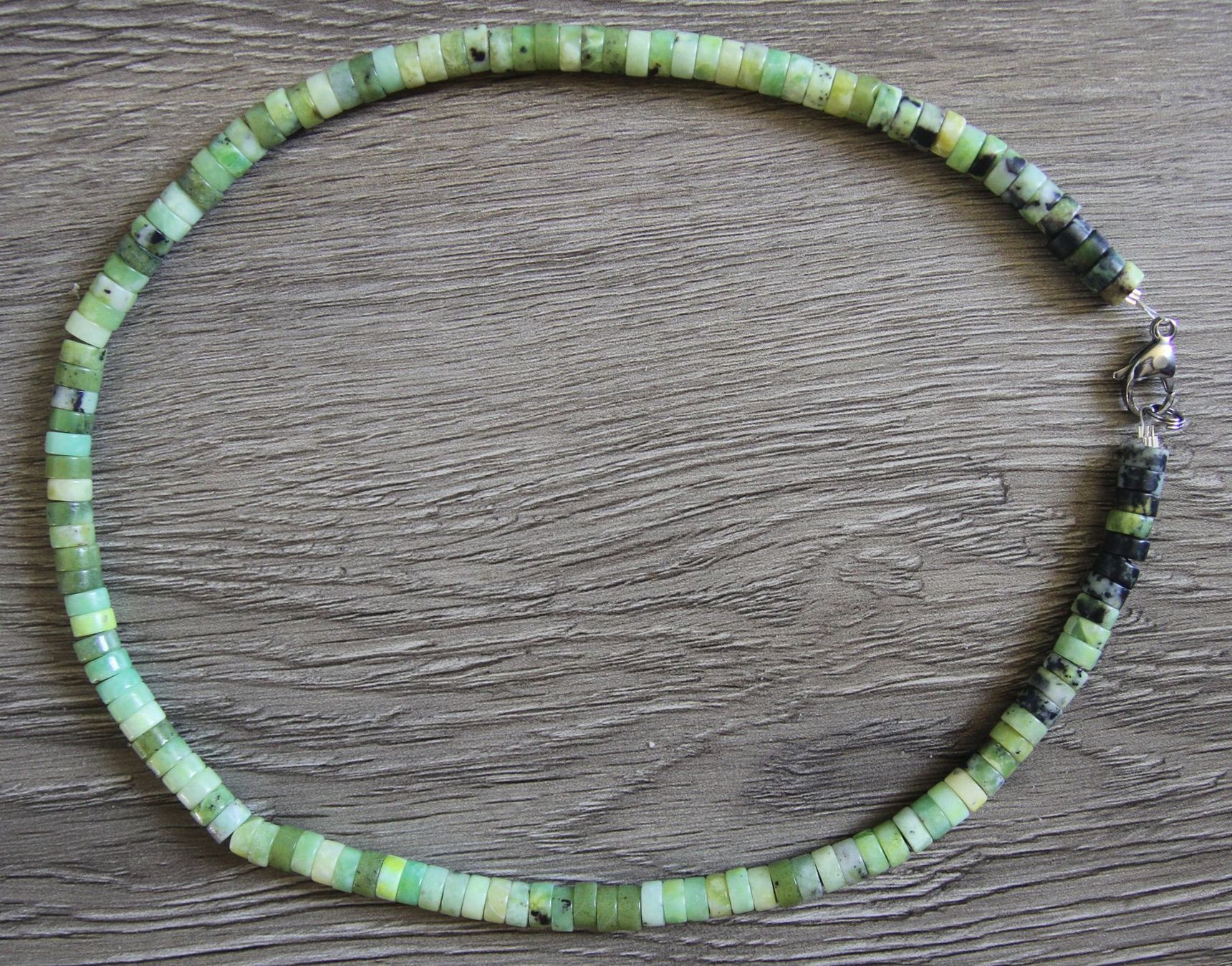Catenine: NEU: Chryopras Edelstein Schmuck Halskette Collier – Usato da Matten b. Interl venduto da EdelsteineundSchmuck 1