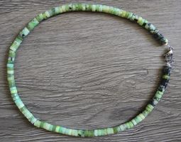 NEU: Chryopras Edelstein Schmuck Halskette Collier