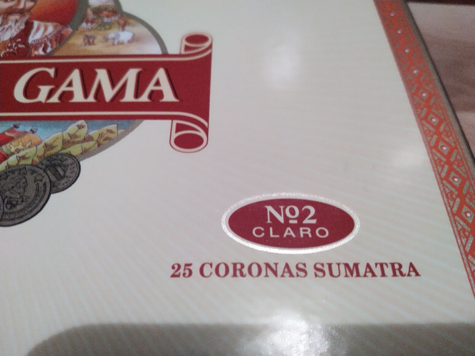 Sigari: 25 Vasco da Gama Sumatra Coronas Zigarren No2 Claro – Nuovo e nell'imballaggio originale da Weggis venduto da cherry2000 4