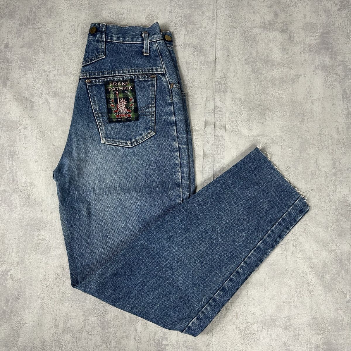 Jeans: Jeans Vintage Frank Patrick à Patchs Taille XS (42) – Nuovo (secondo la descrizione) da Hauterive NE venduto da Leo_o