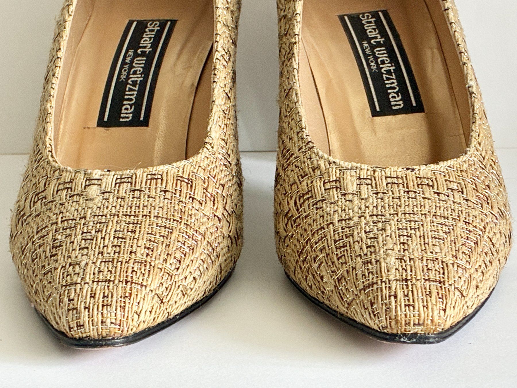Stuart Weitzman Scarpe da donna: Vintage Pumps von STUART WEITZMAN Textil/Leder – Usato da Kloten venduto da Nephty 7