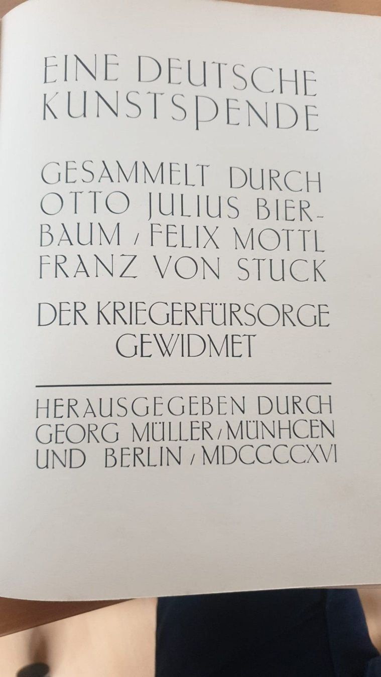 Libri: Eine Deutsche Kunstspende // 1916 – Usato da Schaanwald venduto da sch_8wqv 3
