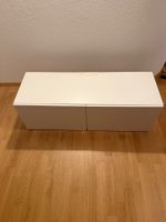 Besta - Regal mit Türen, Selsviken Hochglanz/weiss, Ikea