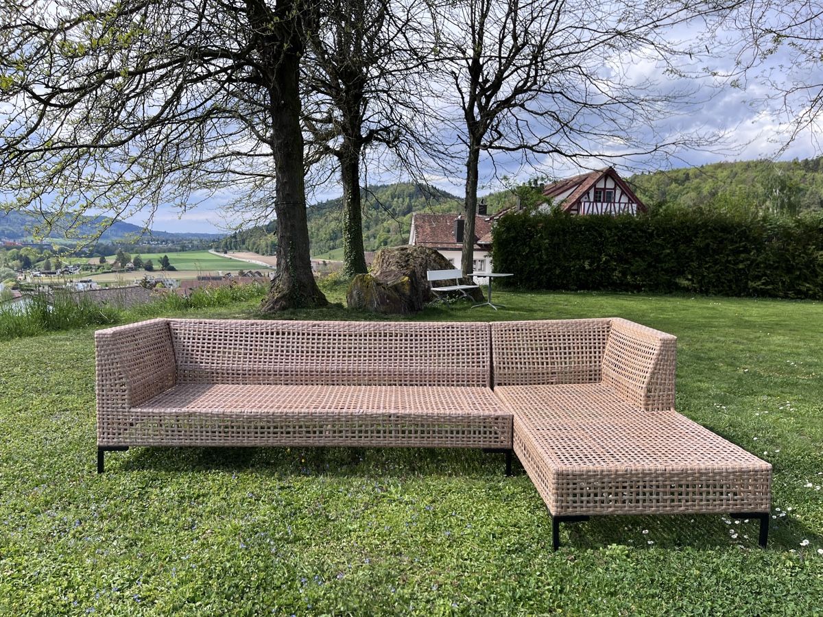 Sofas: Outdoor-Lounge-Set Rattan – Gebraucht aus Oetwil a d Limmat von  1