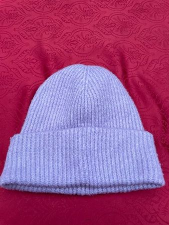 Mädchen Kappe Mütze lila 122/140
