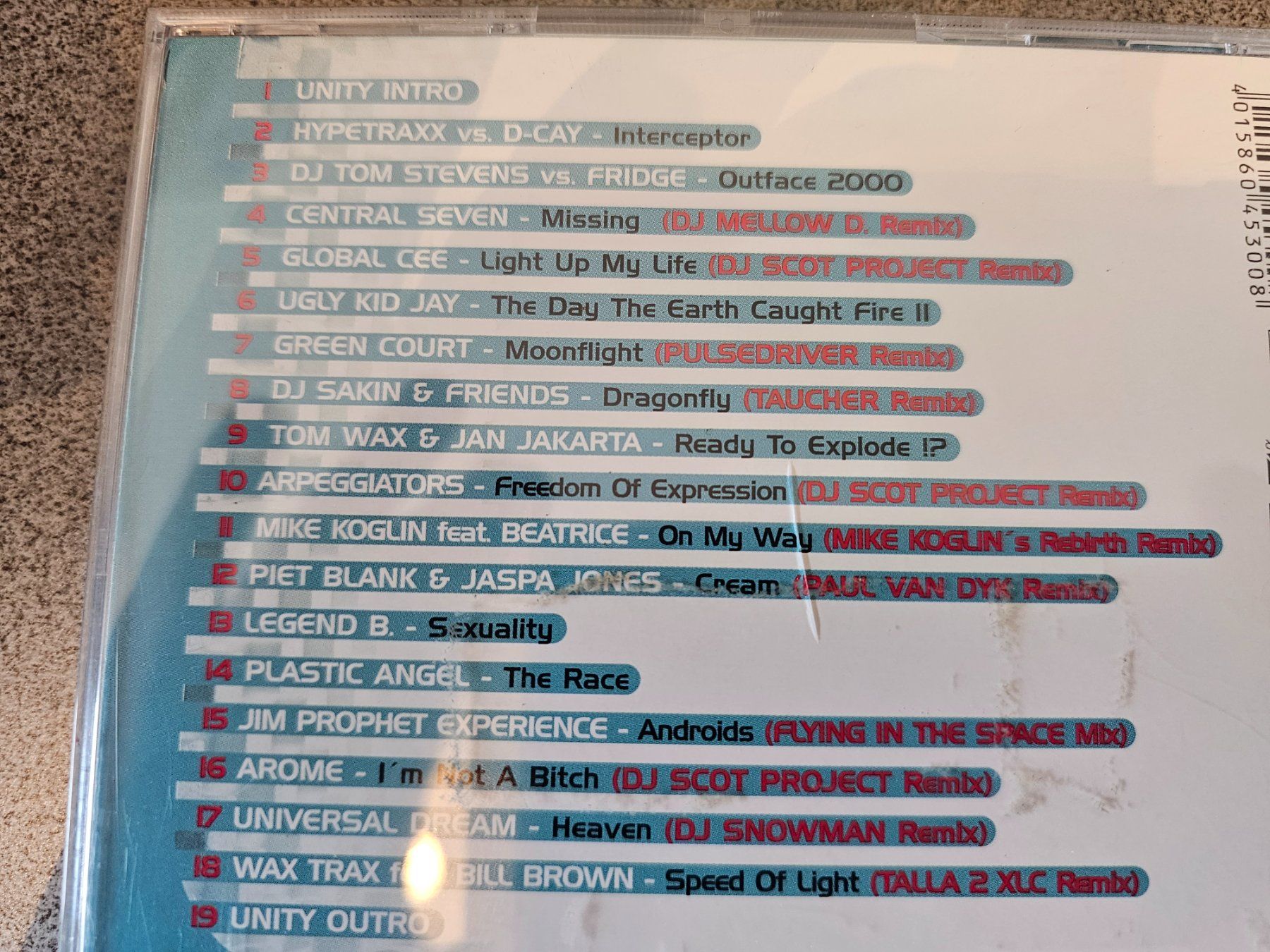 CDs: Unity 99/DJ/Streetparade/rave – Gebraucht aus Bremgarten AG von musiccollector 1