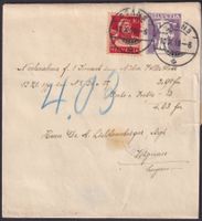 1918, attraktives Streifband von STANS nach VITZNAU !