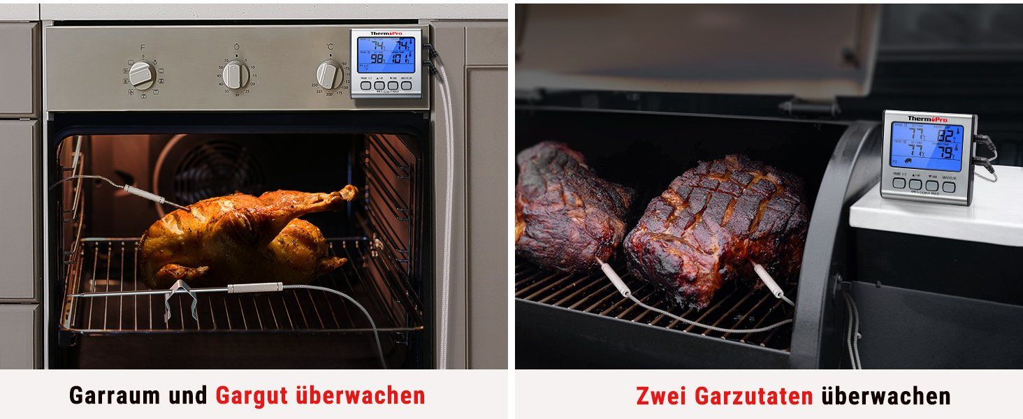 Altro per la casa: Pro Digitales Fleischthermometer mit Timer – Nuovo e nell'imballaggio originale da Geneve venduto da Titi2008 2