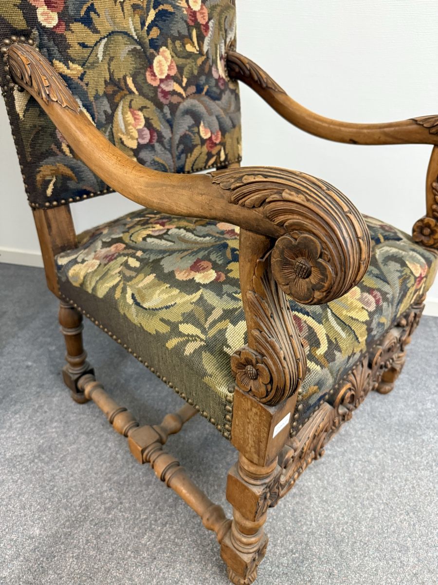 Sessel: Barocker Sessel / Stuhl mit einzigartigem Gobelin, Top! – Gebraucht aus Berlingen von Bodensee125 3