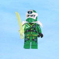 LEGO Minifigur Lloyd - Digi Lloyd, White Shoulder Armor with