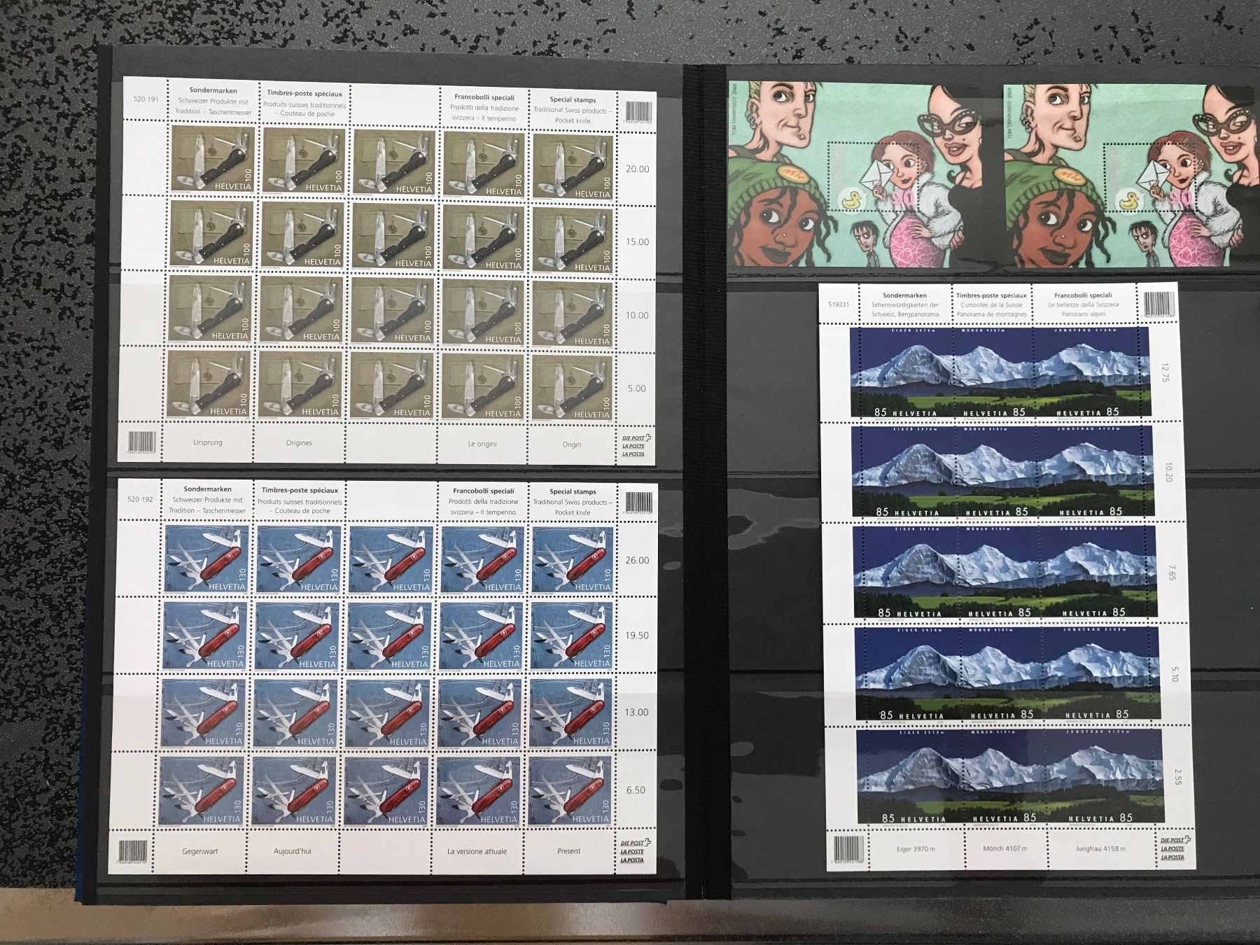 Alle Briefmarken: Frankaturware etwas über Fr. 500.- – Neu (gemäss Beschreibung) aus Glis von 1Hector1 3