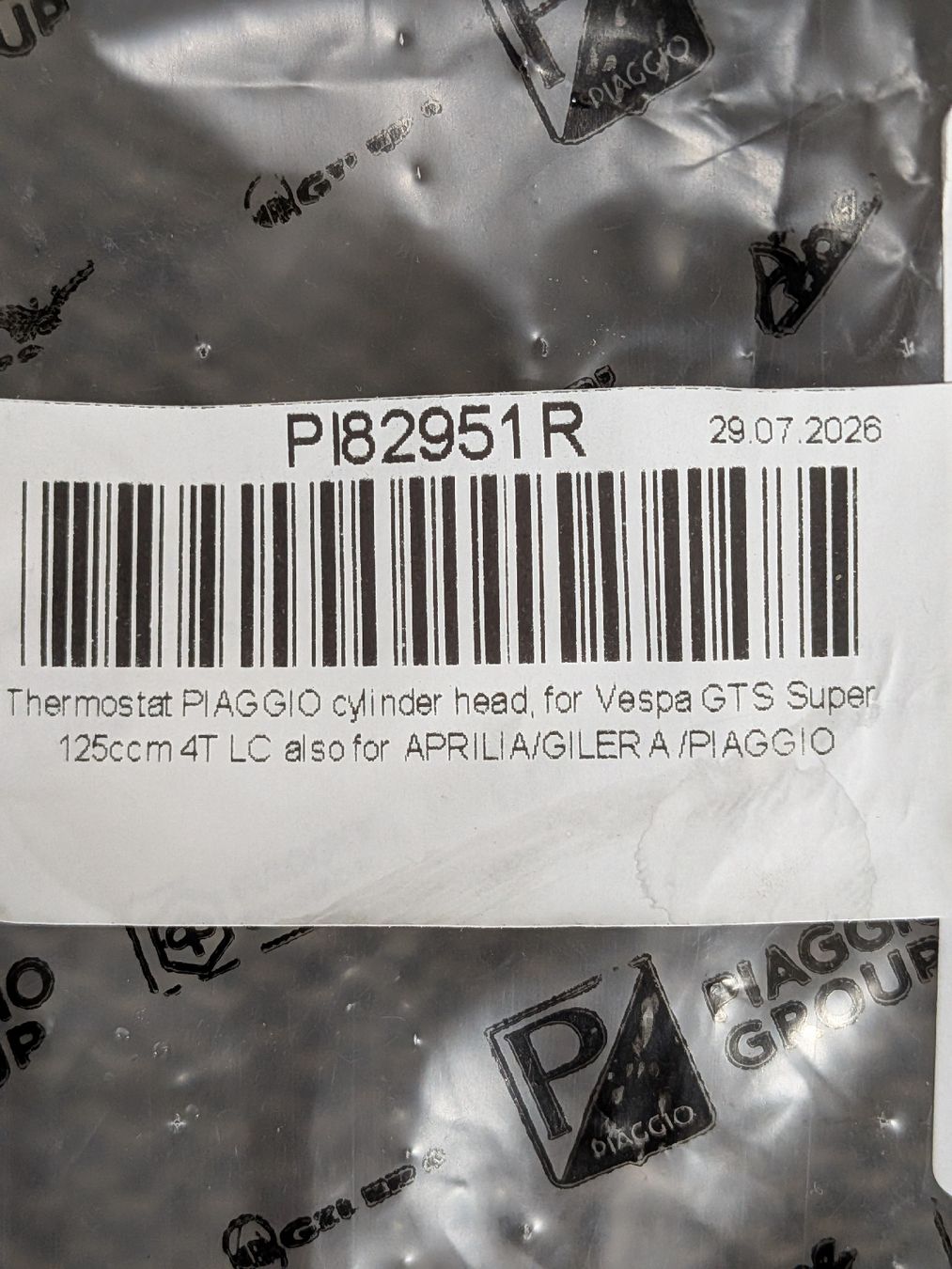 Vespa Tutti pezzi di ricambio per scooter: Vespa Thermostat – Nuovo e nell'imballaggio originale da Tagelswangen venduto da Rex600 2