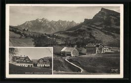 Nesslau, Kurhaus Grütli mit Bergpanoram