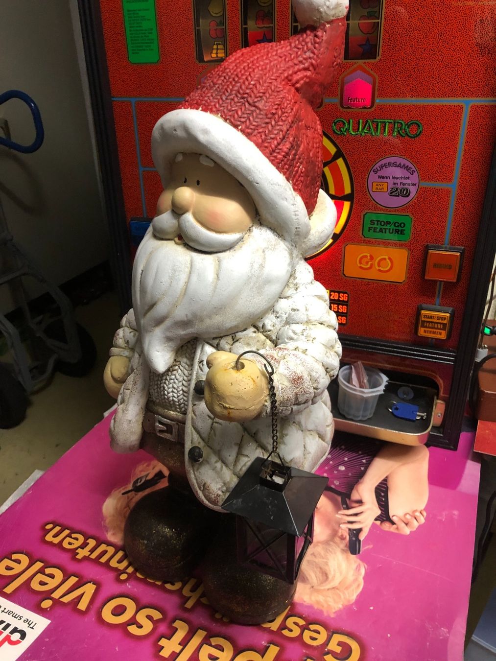 Figuren: grosse schöne Weihnachtsdeko, Samichlaus mit Laterne – Gebraucht aus Zürich von Tivoli2 5