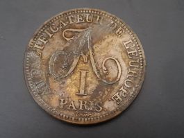 Medaille "Au pacificateur de l'Europe", Avril 1814, 21g