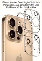 3x iPhone 15 Pro Max Kamera Glas Schutz HD 9H Panzerglas