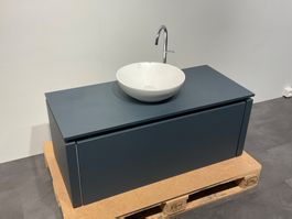 068 Badmöbel, blau/grau, 110cm