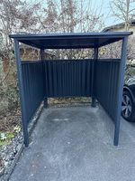 Top Motorrad-Carport, ganzjähriger Metall Unterstand