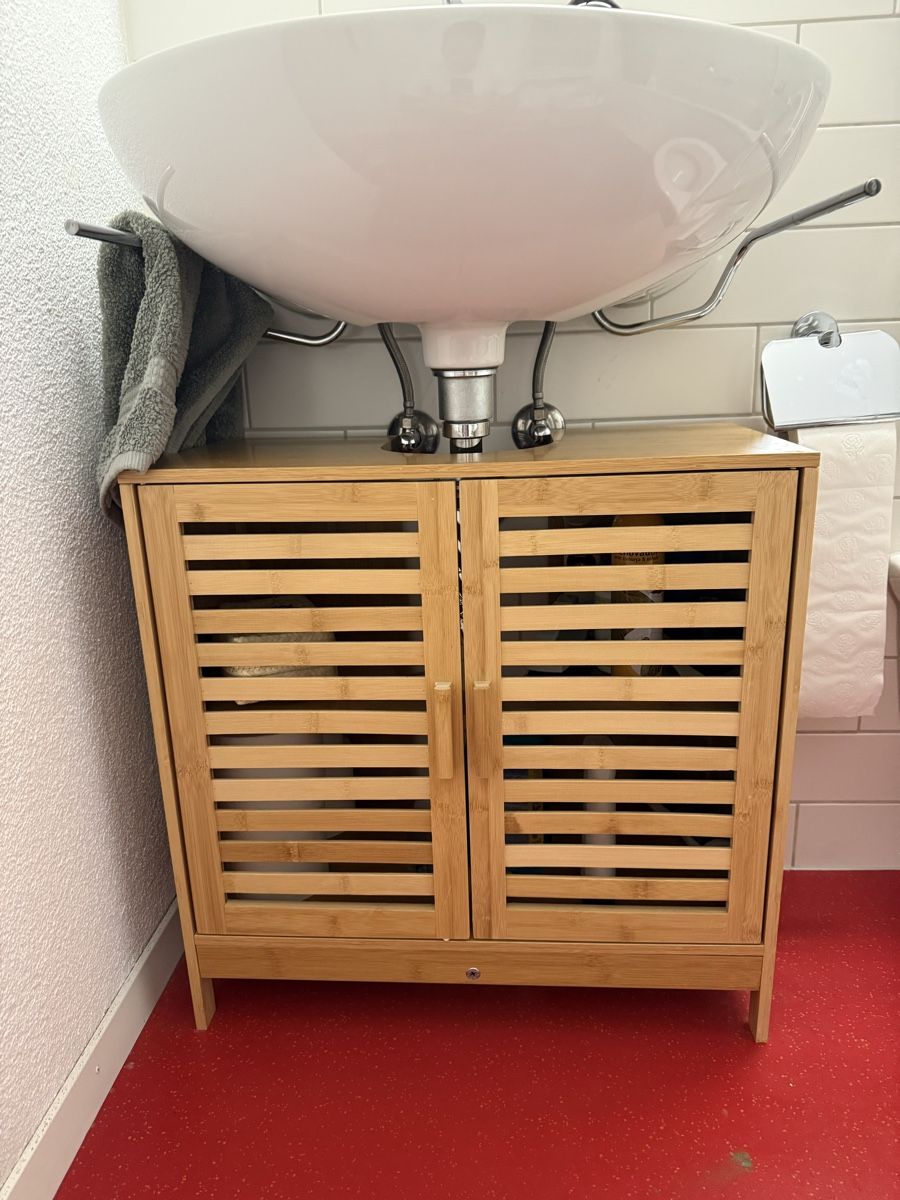 Mobili per bagno: Bamboo Bathroom Cabinet / Under-Sink Storage Unit – Nuovo (secondo la descrizione) da Zürich venduto da alv_8v9b 2