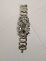 🤩GUESS ARMBANDUHR SILBER-FARBIG MIT GROSSE STRASS-STEINE