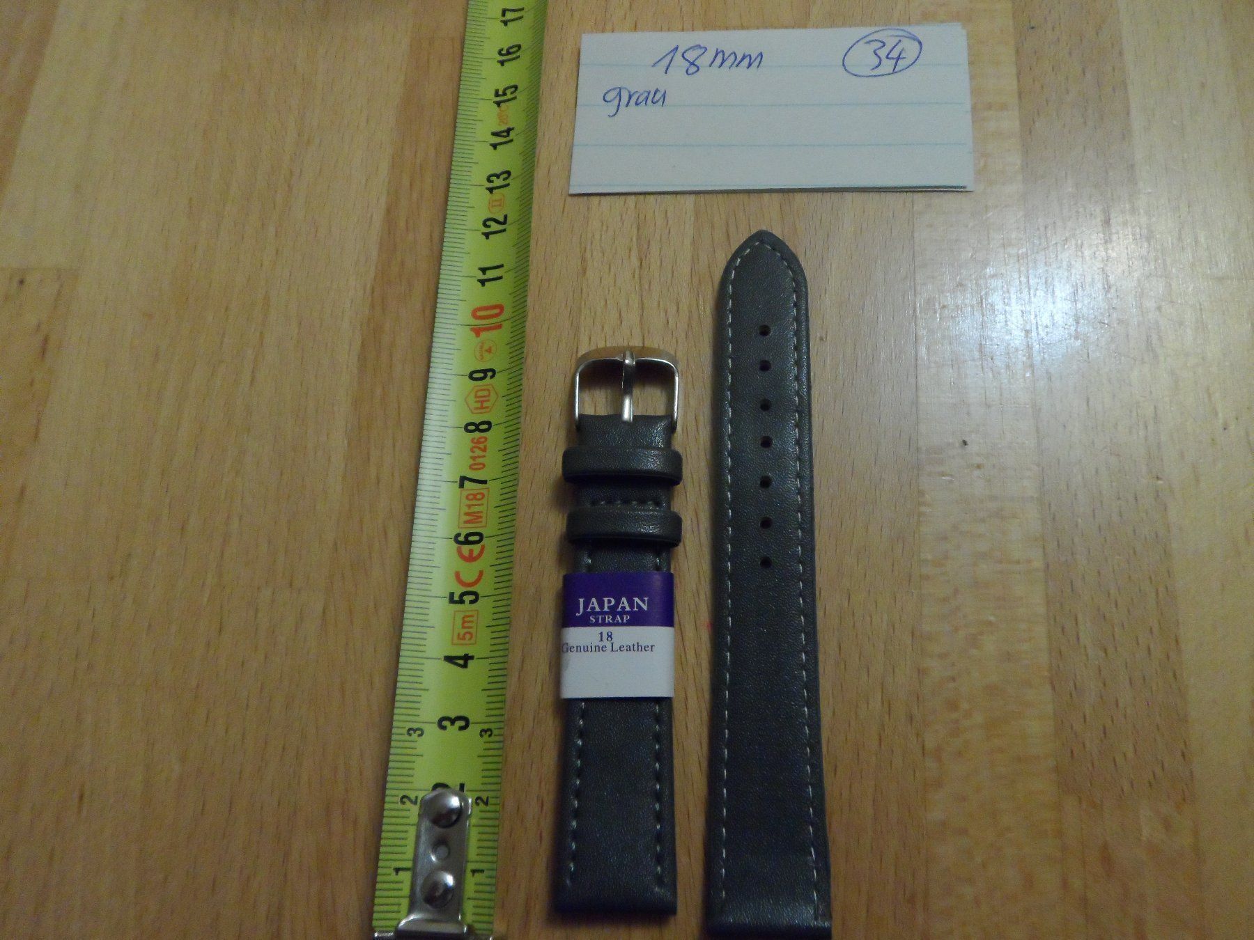 Armbänder & -reifen: 10 X uhrenarmband,18mm ,grau – Neu und originalverpackt aus Riehen von tamola67 2