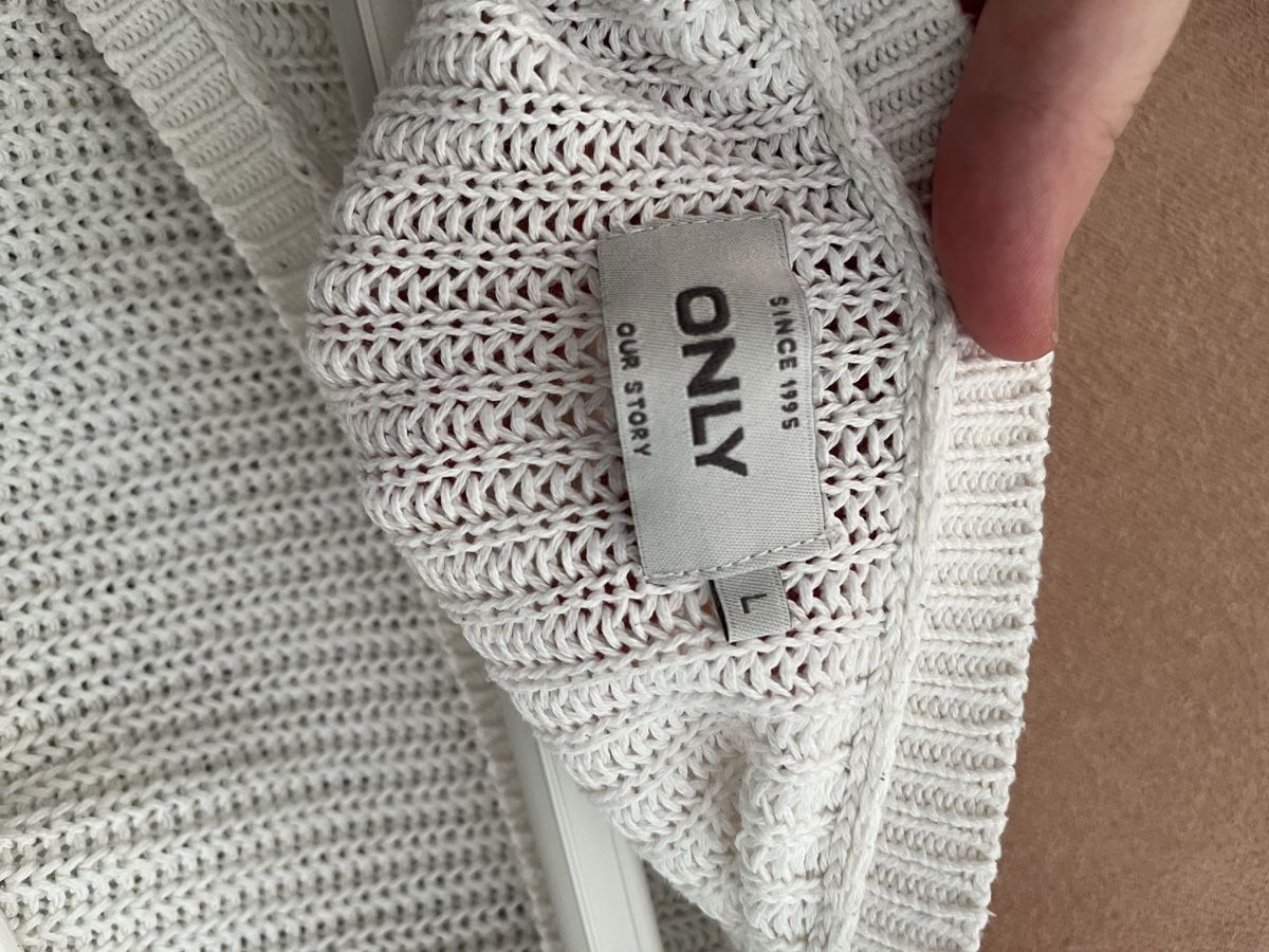 Only Pulls & Sweat-shirts: Only Pullover, Strickpullover, Gr. L, Weiss, Top Zustand! – D'occasion à Gockhausen par Lali013 2