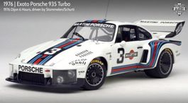 EXOTO 1:18 PORSCHE 935 TURBO 1976 #3 6 HOURS OF DIJON - RARE