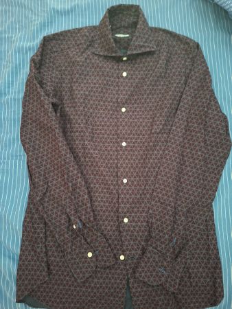 Vincenzo di Ruggiero Handegemachtes Hemd 39 M Luxus NEU