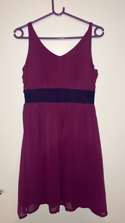 Eleganter Chiffonrock in Lila Gr. S