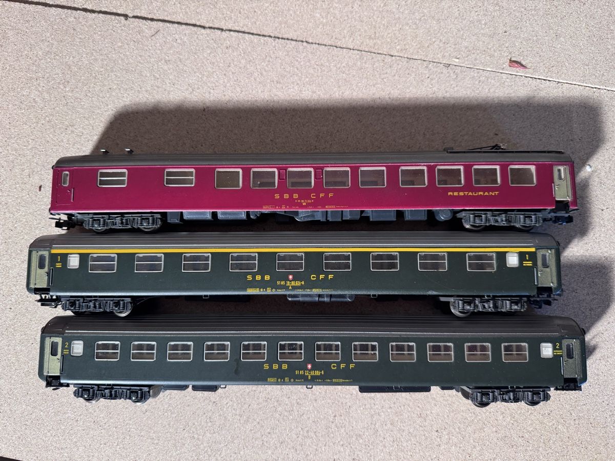 Liliput Modellini di ferrovie: SBB Wagen 3.Stk – Usato da Esslingen venduto da Ursr1