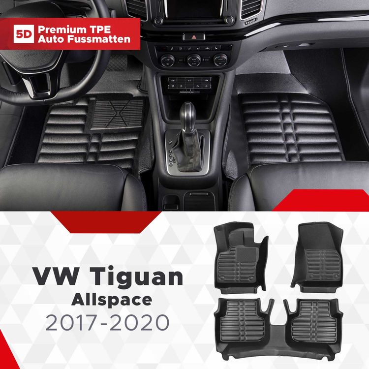 5D Premium Auto Fussmatten Volksw. Tiguan Allspace 2017-2020