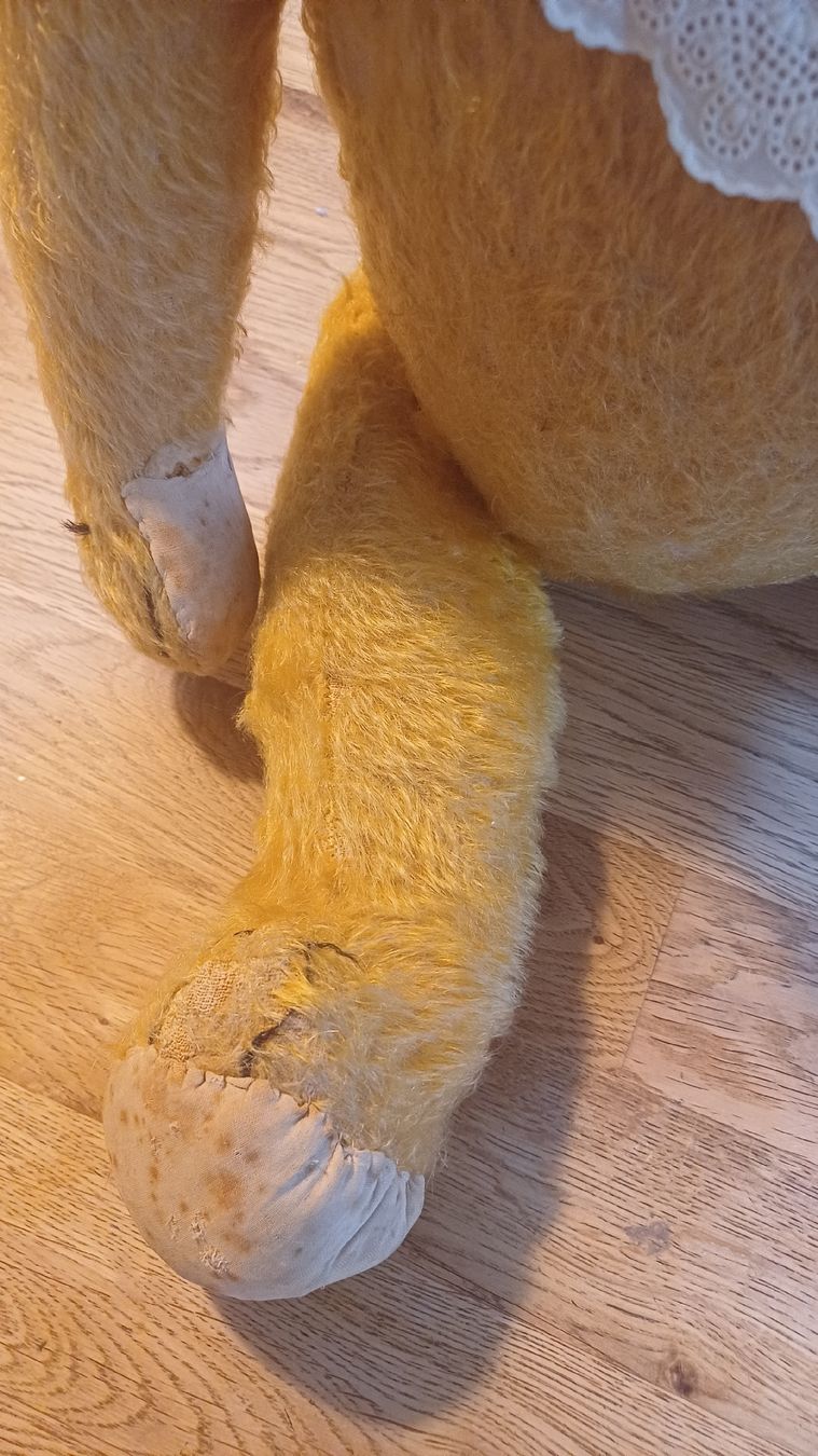 Teddy Hermann Giocattoli: Grosser Antiker Teddybär 80 cm – Usato da Flawil venduto da Naphtali 5