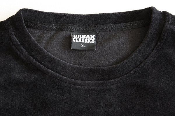 T-Shirts: URBAN CLASSICS | Crop Shirt Samt XL | Kurzarmpulli Samtshirt – Gebraucht aus Engelburg von Rmueller 4