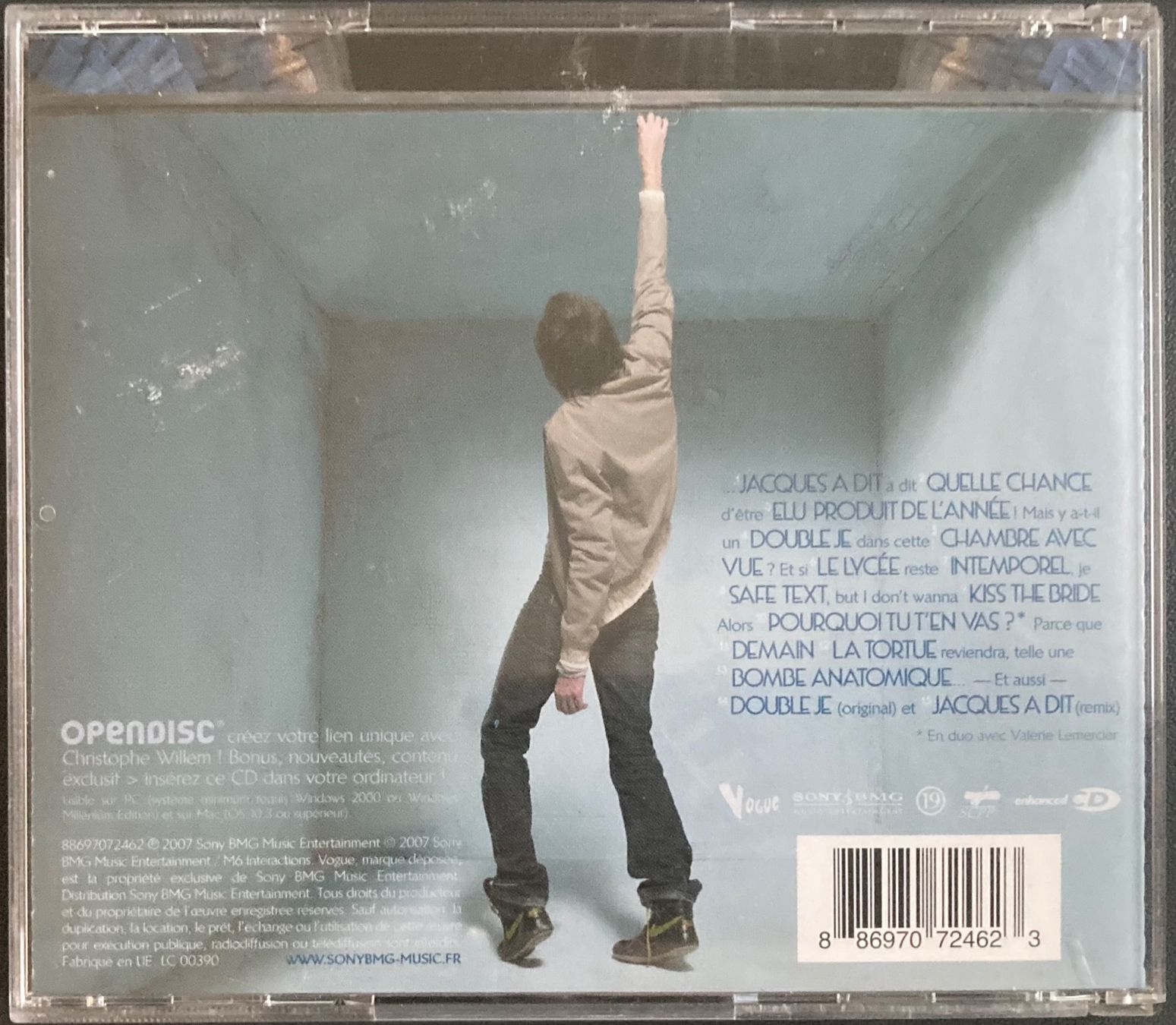 CD: CHRISTOPHE WILLEM - INVENTAIRE – Usato da Poliez-Pittet venduto da Newtown-Records 1