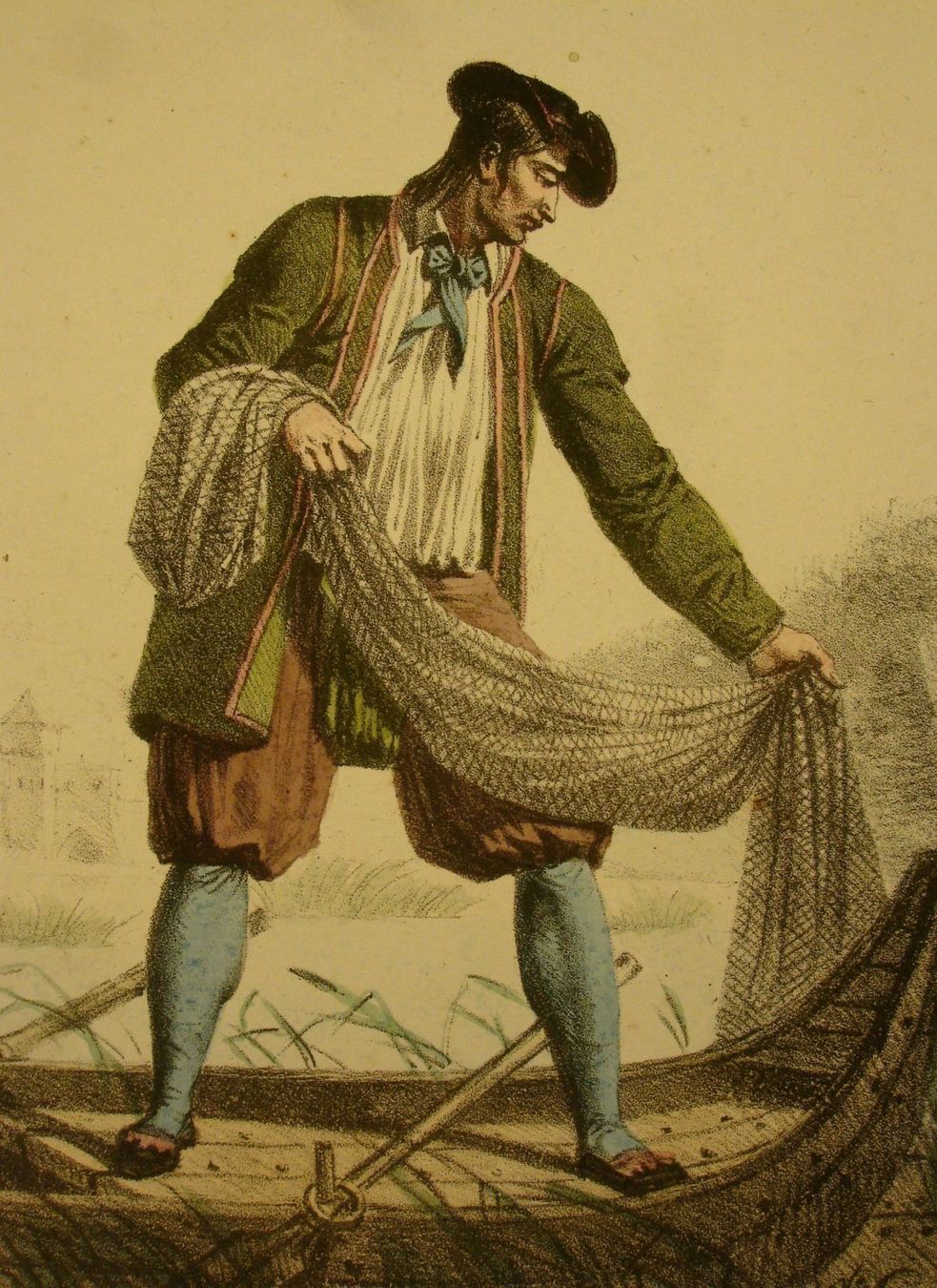 Grafica & Litografie: BERN, FISCHER, LITHOGRAPHIE 1817 – Usato da Grüningen venduto da Kartensammler 2