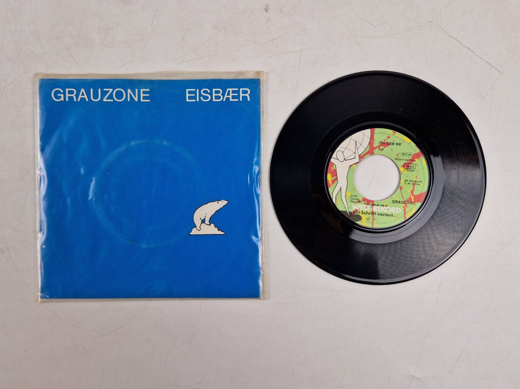 Dischi in vinile: Grauzone – Eisbær (1 Single) – Usato da Muhen venduto da Restwert_Muhen 2