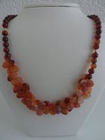 Karneol Statementkette