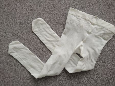 Baby Girl Nylon Strumpfhose Gr. 80/86 Weiss