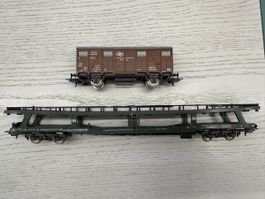 2x Lima Güterwagen