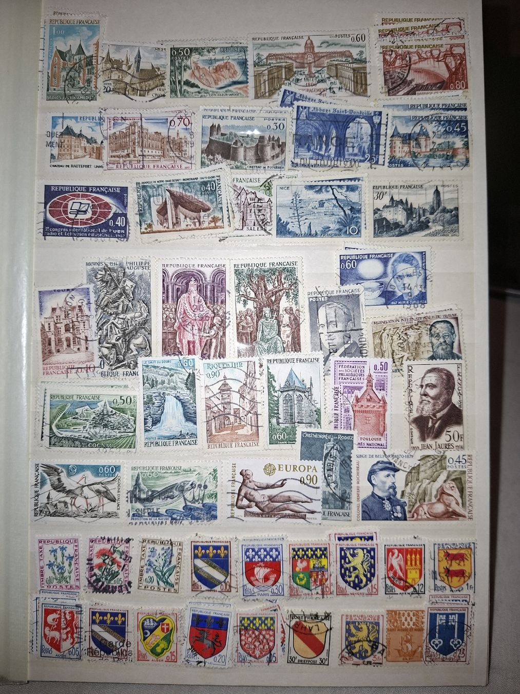 Alle Briefmarken: Sammlung Briefmarken Frankreich Italien – Gebraucht aus Balgach von SIMEON27 9