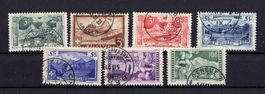 R1537  /  Paysages 1914-1931 série complète obl. lisibles