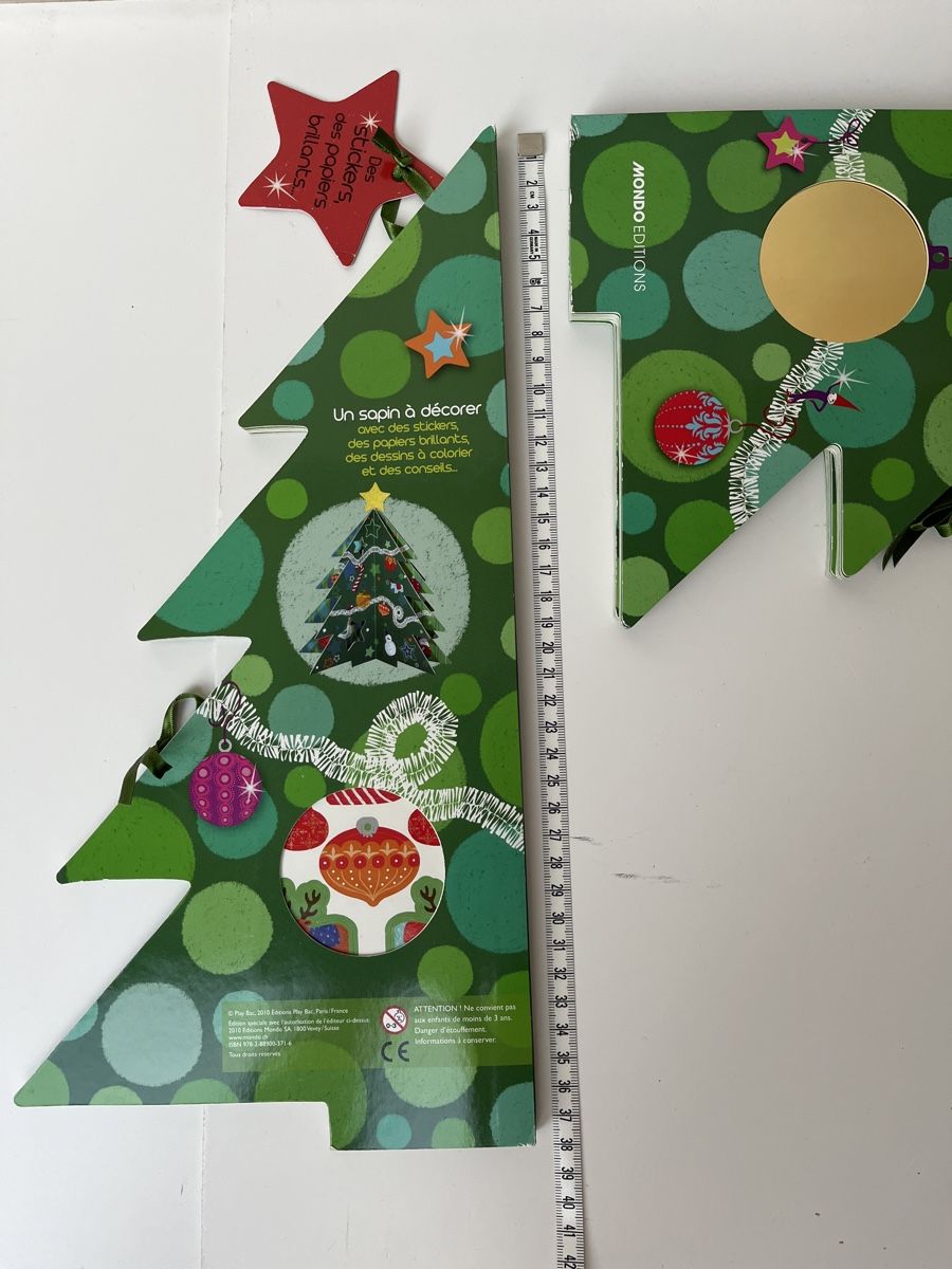 Libri: 3x Paper based Christmas tree activity books to decorate – Nuovo (secondo la descrizione) da Lucens venduto da metaD 5