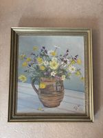 Ölgemälde Stillleben Wiesenblumen (1949) – Schweizer Kunst