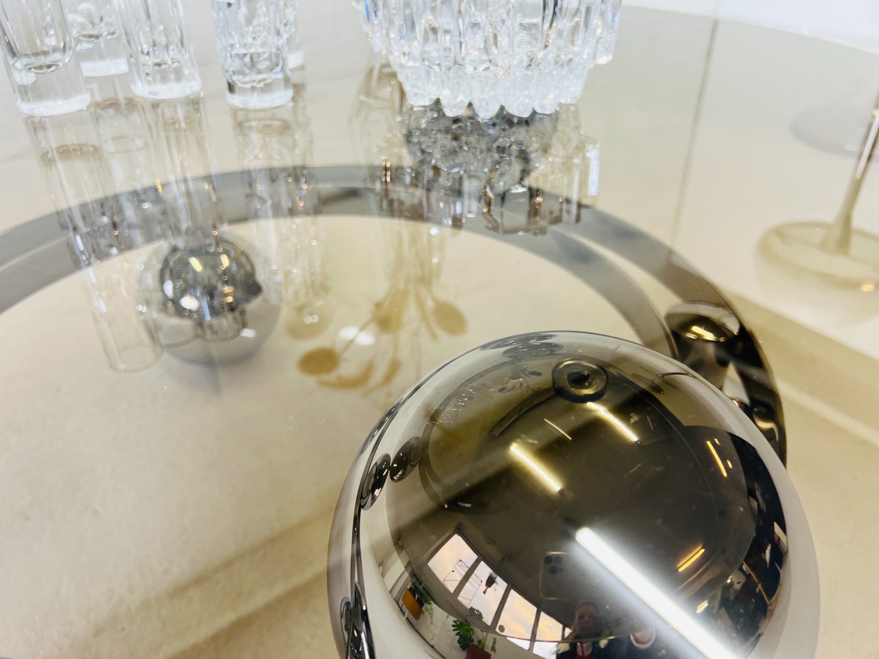 Tavoli: Vintage Space Age Couchtisch - Orbit Style – Usato da Walzenhausen venduto da stilvollwohnen 8