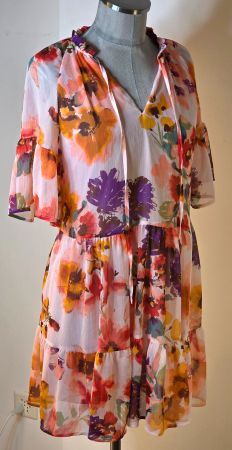 S-M 36-40 freeSize H&M Strandkleid Minikleid Tunika