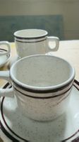 4er-Set Vintage Tassen- / Untertassen von DUDSON Duraline