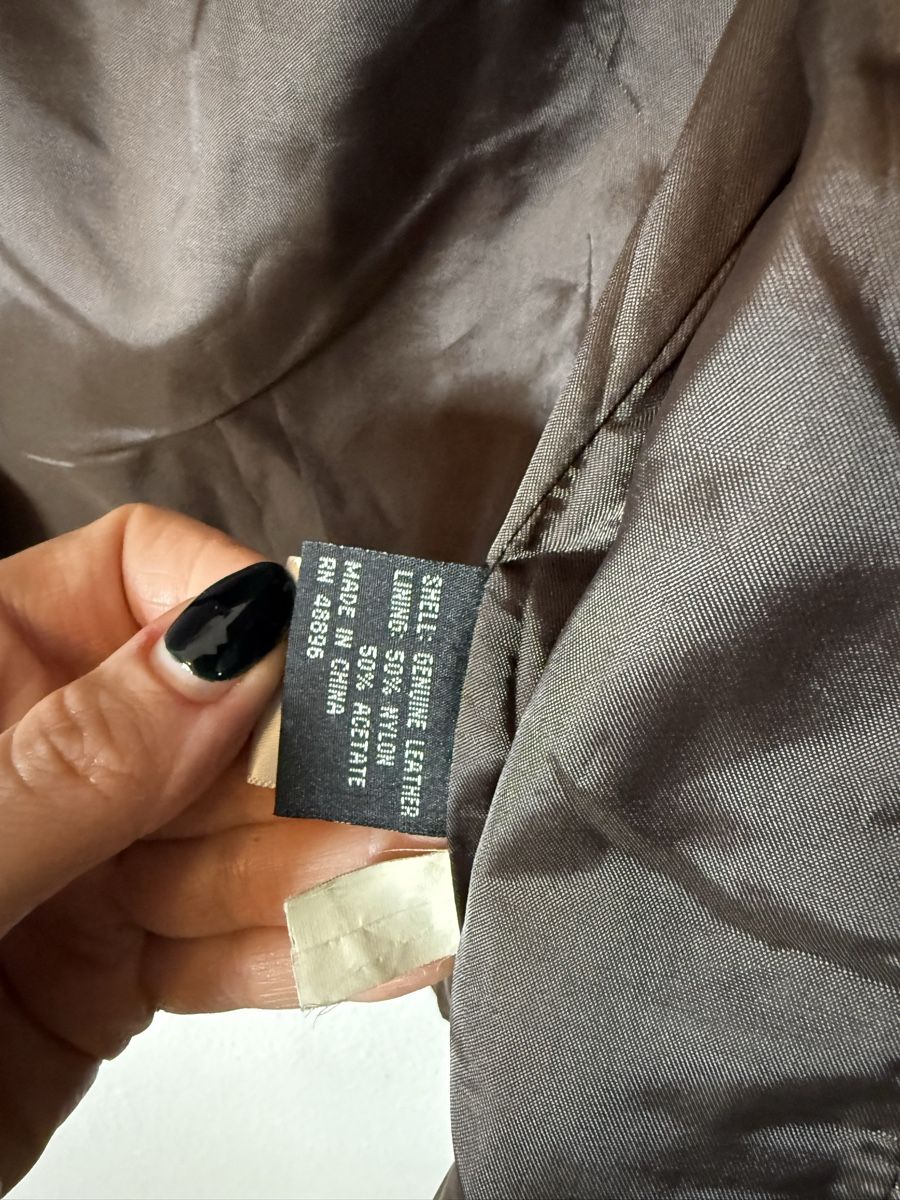 Jacken: Vintage leather brown jacket – Gebraucht aus Lugano von TheUniversalClothing 3