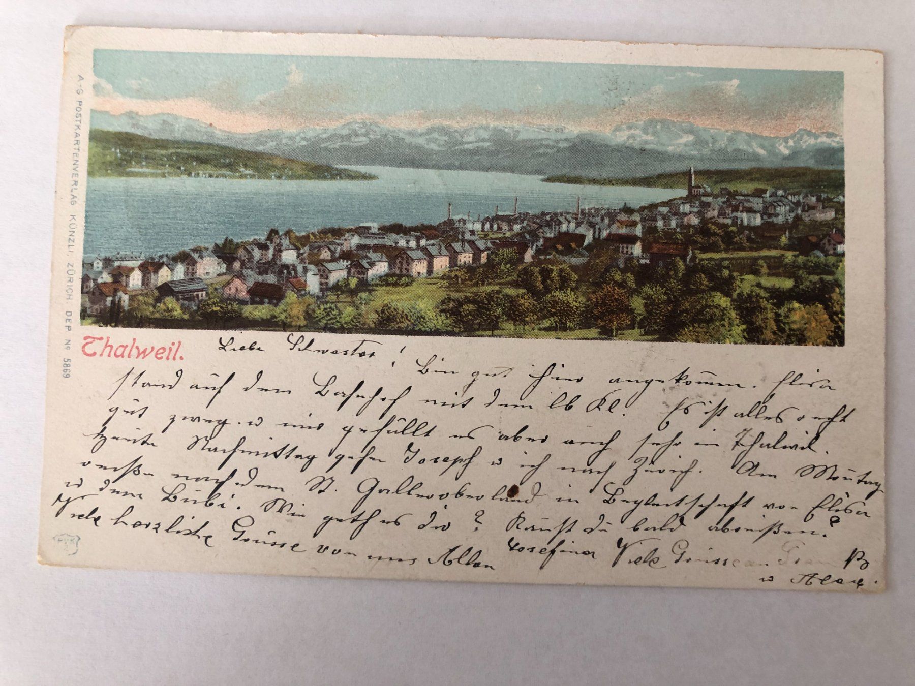 Cartes postales: Thalweil (Thalwil) 1905 – D'occasion à Pfäffikon ZH par Waltoversand