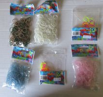 Rainbow Loom Gummi Set, DIY, Loom Bands, Kreativ Set