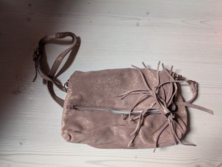 Sac à main Gianni Chiarini en cuir daim franges ✨ État neuf